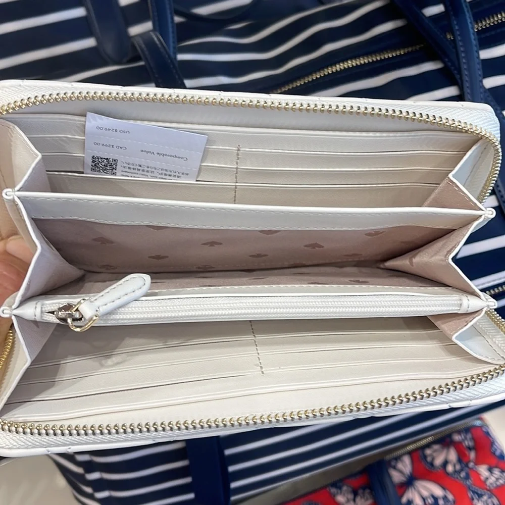 Kate Spade Carey Large Continential Wallet
Parchment - Picture 8 of 16